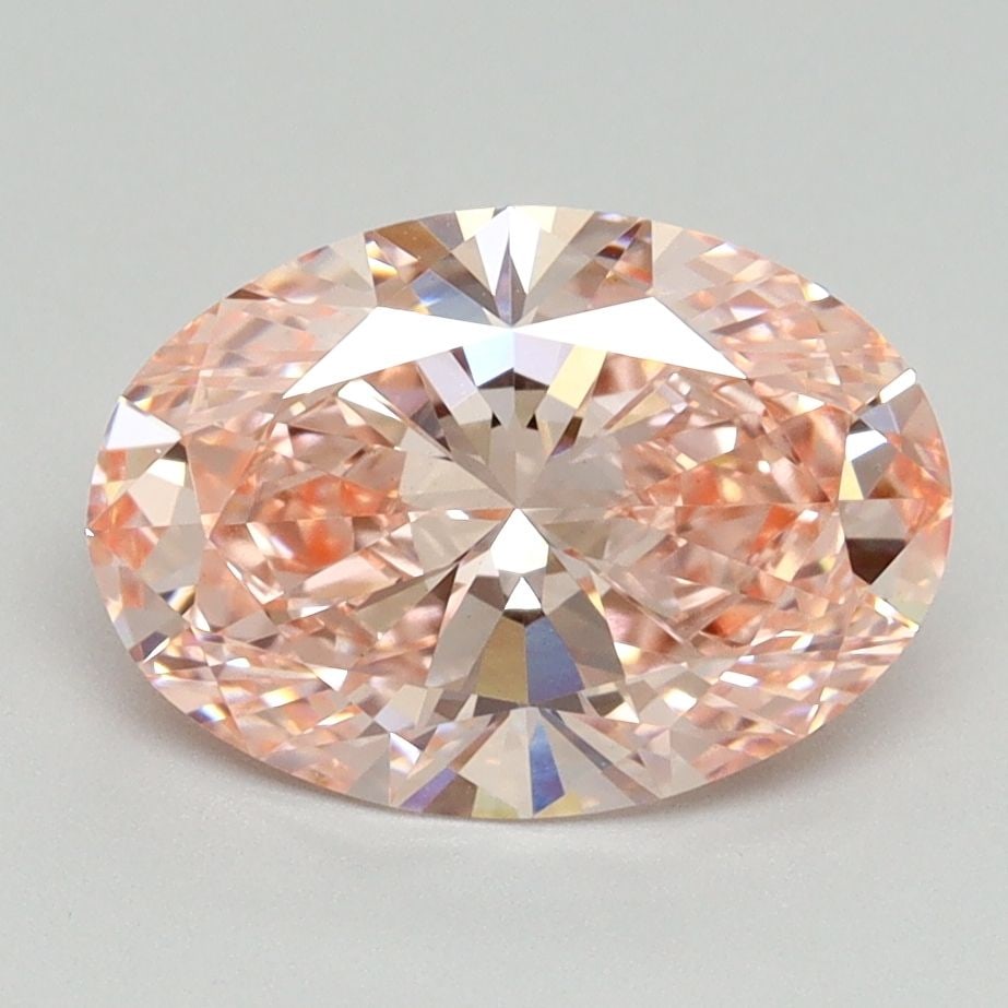 Loose Diamond - OVAL 2.18ct Fancy Vivid Pink VVS2: Loose Diamond - OVAL 2.18ct Fancy Vivid Pink VVS2 Source: This is a real non-mined Diamond that has been grown in a lab Shape: OVAL Carats: 2.18 Color: Fancy Vivid Pink Certification: IGI Video: