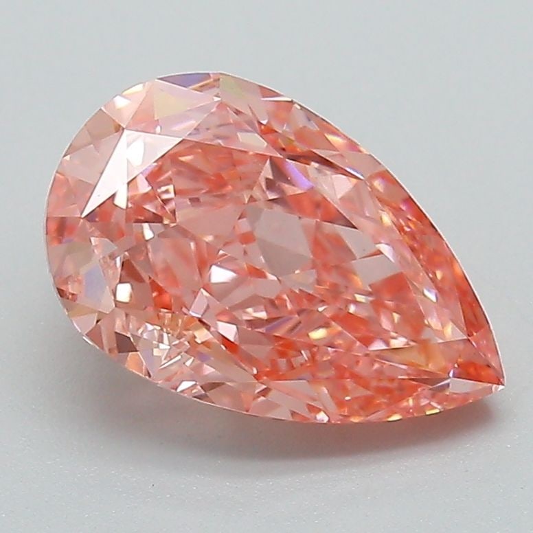 Loose Diamond - PEAR 2.13ct Fancy Vivid Pink VVS2: Loose Diamond - PEAR 2.13ct Fancy Vivid Pink VVS2 Source: This is a real non-mined Diamond that has been grown in a lab Shape: PEAR Carats: 2.13 Color: Fancy Vivid Pink Certification: IGI Video: