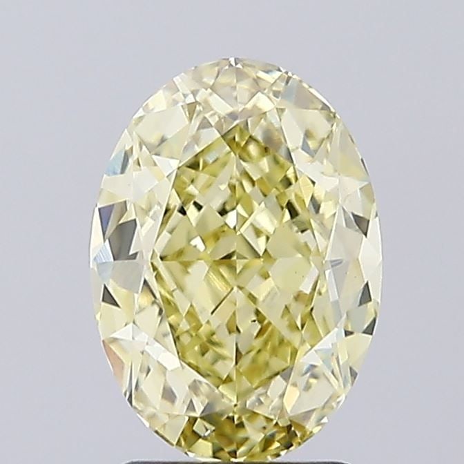 Loose Diamond - OVAL 2.54ct Fancy Intense Yellow VS1: Loose Diamond - OVAL 2.54ct Fancy Intense Yellow VS1 Source: This is a real non-mined Diamond that has been grown in a lab Shape: OVAL Carats: 2.54 Color: Fancy Intense Yellow Certification: IGI The D