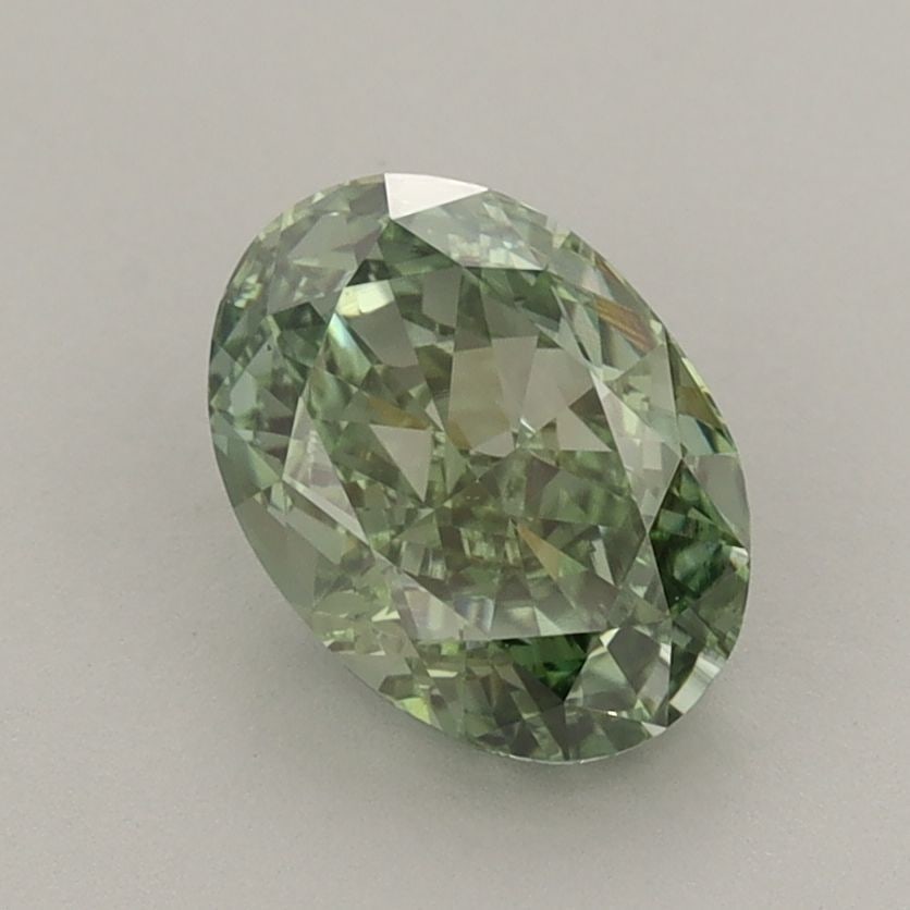 Loose Diamond - OVAL 1.54ct Fancy Vivid Green VS1: Loose Diamond - OVAL 1.54ct Fancy Vivid Green VS1 Source: This is a real non-mined Diamond that has been grown in a lab Shape: OVAL Carats: 1.54 Color: Fancy Vivid Green Certification: IGI Video: