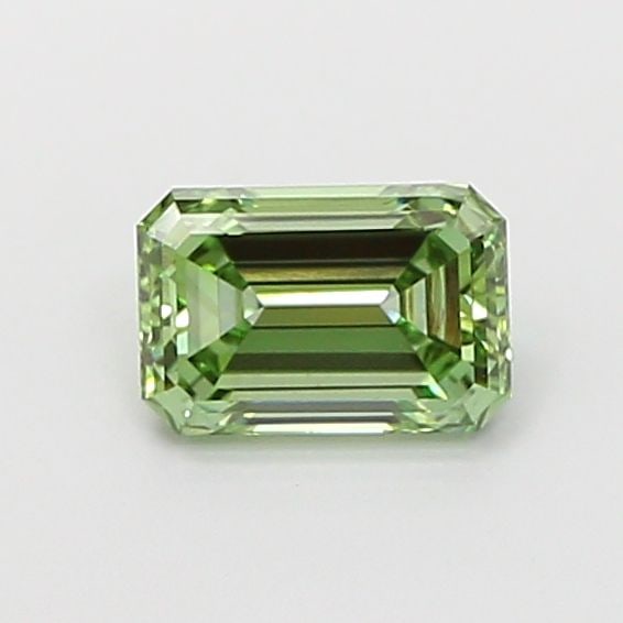 Loose Diamond - EMERALD 0.84ct Fancy Vivid Green VS1: Loose Diamond - EMERALD 0.84ct Fancy Vivid Green VS1 Source: This is a real non-mined Diamond that has been grown in a lab Shape: EMERALD Carats: 0.84 Color: Fancy Vivid Green Certification: IGI Video