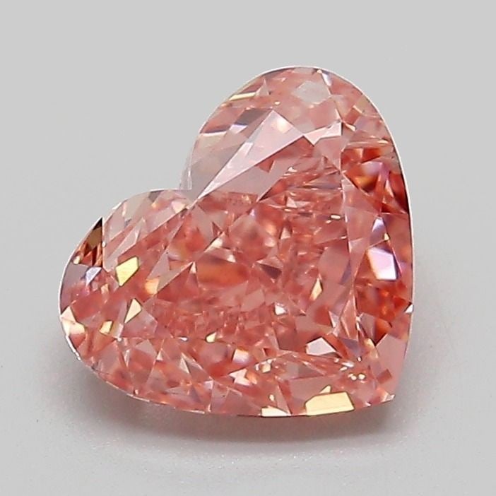 Loose Diamond - HEART 1.52ct Fancy Vivid Pink VS1: Loose Diamond - HEART 1.52ct Fancy Vivid Pink VS1 Source: This is a real non-mined Diamond that has been grown in a lab Shape: HEART Carats: 1.52 Color: Fancy Vivid Pink Certification: IGI Video: