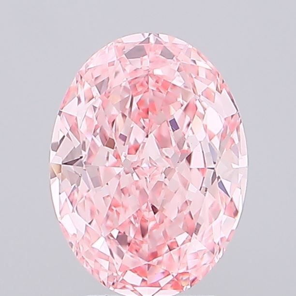 Loose Diamond - OVAL 3.02ct Fancy Vivid Pink VVS2: Loose Diamond - OVAL 3.02ct Fancy Vivid Pink VVS2 Source: This is a real non-mined Diamond that has been grown in a lab Shape: OVAL Carats: 3.02 Color: Fancy Vivid Pink Certification: IGI Video: