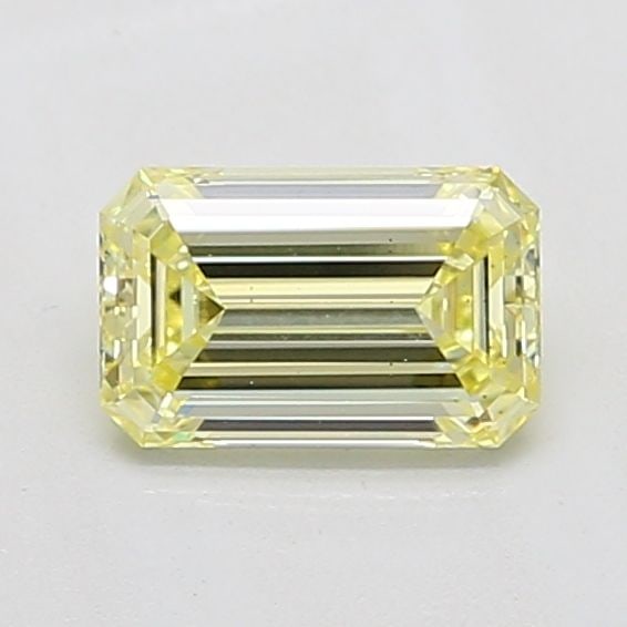 Loose Diamond - EMERALD 1.0ct Fancy Light Yellow VS1: Loose Diamond - EMERALD 1.0ct Fancy Light Yellow VS1 Source: This is a real non-mined Diamond that has been grown in a lab Shape: EMERALD Carats: 1.0 Color: Fancy Light Yellow Certification: IGI Video
