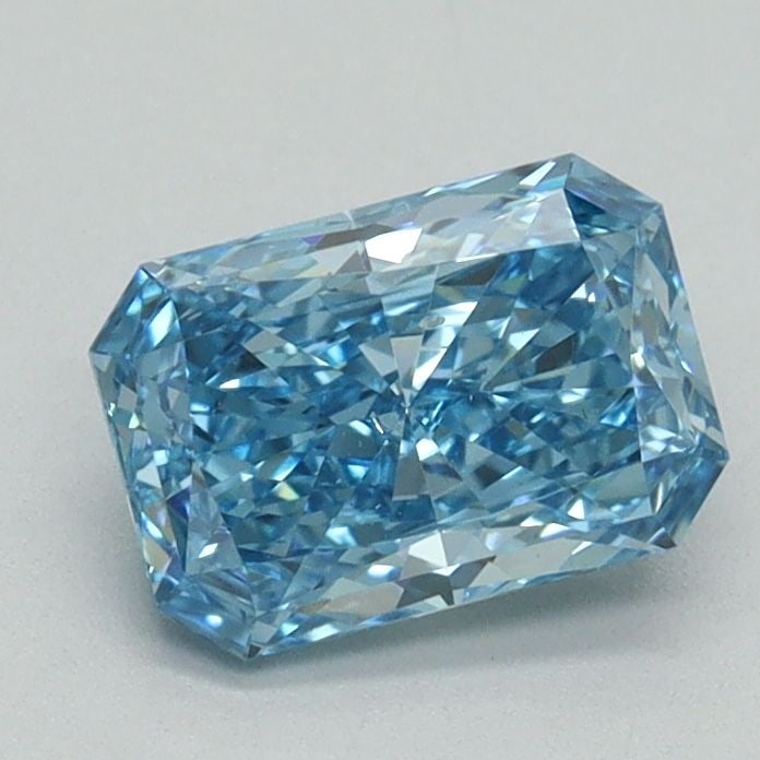 Loose Diamond - RADIANT 1.01ct Fancy Vivid Blue SI1: Loose Diamond - RADIANT 1.01ct Fancy Vivid Blue SI1 Source: This is a real non-mined Diamond that has been grown in a lab Shape: RADIANT Carats: 1.01 Color: Fancy Vivid Blue Certification: IGI Video: