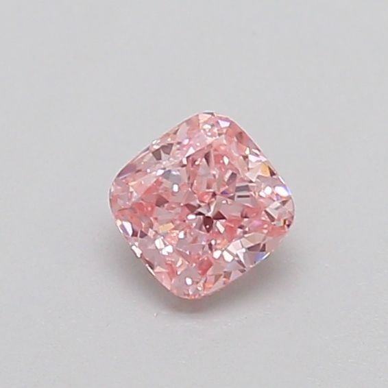 Loose Diamond - CUSHION MODIFIED 0.33ct Fancy Intense Pink VS1: Loose Diamond - CUSHION MODIFIED 0.33ct Fancy Intense Pink VS1 Source: This is a real non-mined Diamond that has been grown in a lab Shape: CUSHION MODIFIED Carats: 0.33 Color: Fancy Intense Pink Cert