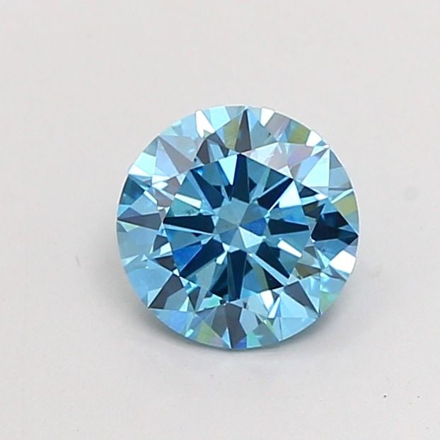 Loose Diamond - ROUND 1.3ct Fancy Vivid Blue VS2: Loose Diamond - ROUND 1.3ct Fancy Vivid Blue VS2 Source: This is a real non-mined Diamond that has been grown in a lab Shape: ROUND Carats: 1.3 Color: Fancy Vivid Blue Certification: IGI Video: