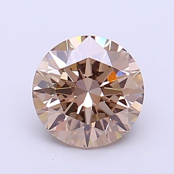 Loose Diamond - ROUND 1.04ct Fancy Light Brown VVS2: Loose Diamond - ROUND 1.04ct Fancy Light Brown VVS2 Source: This is a real non-mined Diamond that has been grown in a lab Shape: ROUND Carats: 1.04 Color: Fancy Light Brown Certification: IGI Video: