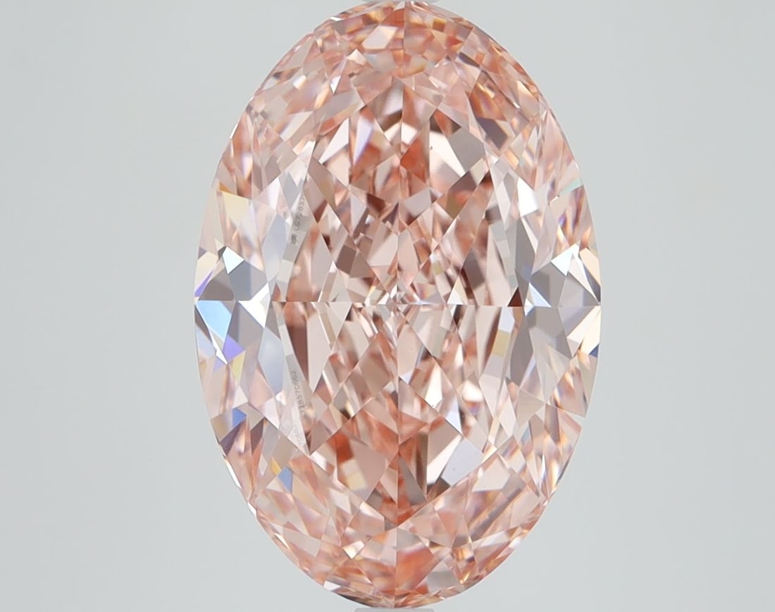 Loose Diamond - OVAL 5.03ct Fancy Vivid Pink VS1: Loose Diamond - OVAL 5.03ct Fancy Vivid Pink VS1 Source: This is a real non-mined Diamond that has been grown in a lab Shape: OVAL Carats: 5.03 Color: Fancy Vivid Pink Certification: IGI The Diamond D