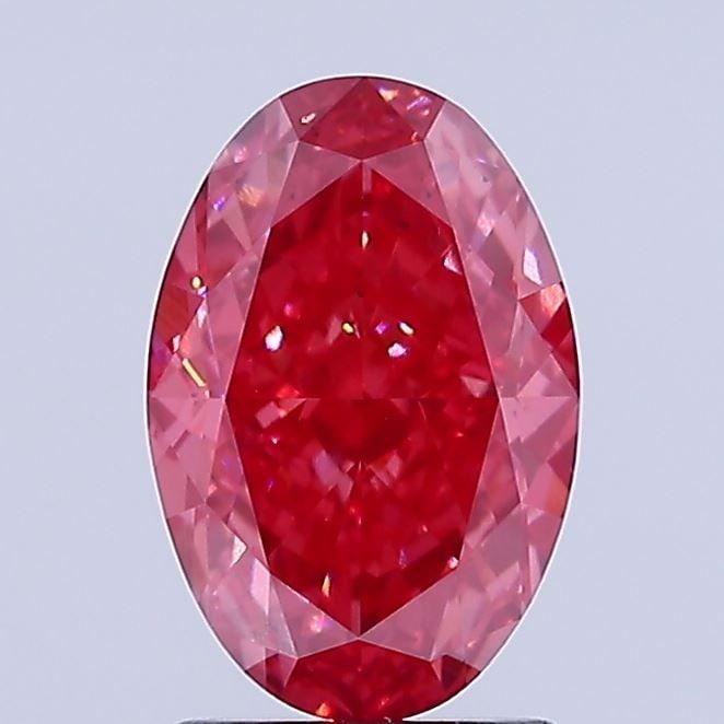 Loose Diamond - OVAL 2.06ct Fancy Vivid Pink VS2: Loose Diamond - OVAL 2.06ct Fancy Vivid Pink VS2 Source: This is a real non-mined Diamond that has been grown in a lab Shape: OVAL Carats: 2.06 Color: Fancy Vivid Pink Certification: IGI Video: