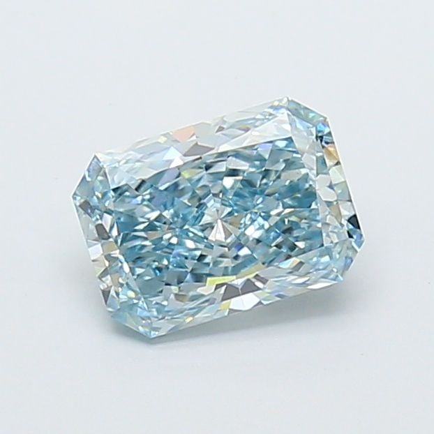 Loose Diamond - RADIANT 1.59ct Fancy Intense Blue VVS2: Loose Diamond - RADIANT 1.59ct Fancy Intense Blue VVS2 Source: This is a real non-mined Diamond that has been grown in a lab Shape: RADIANT Carats: 1.59 Color: Fancy Intense Blue Certification: IGI Vi