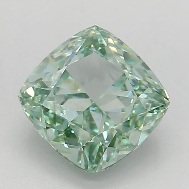 Loose Diamond - CUSHION MODIFIED 1.08ct Fancy Vivid Green VVS1: Loose Diamond - CUSHION MODIFIED 1.08ct Fancy Vivid Green VVS1 Source: This is a real non-mined Diamond that has been grown in a lab Shape: CUSHION MODIFIED Carats: 1.08 Color: Fancy Vivid Green Certi