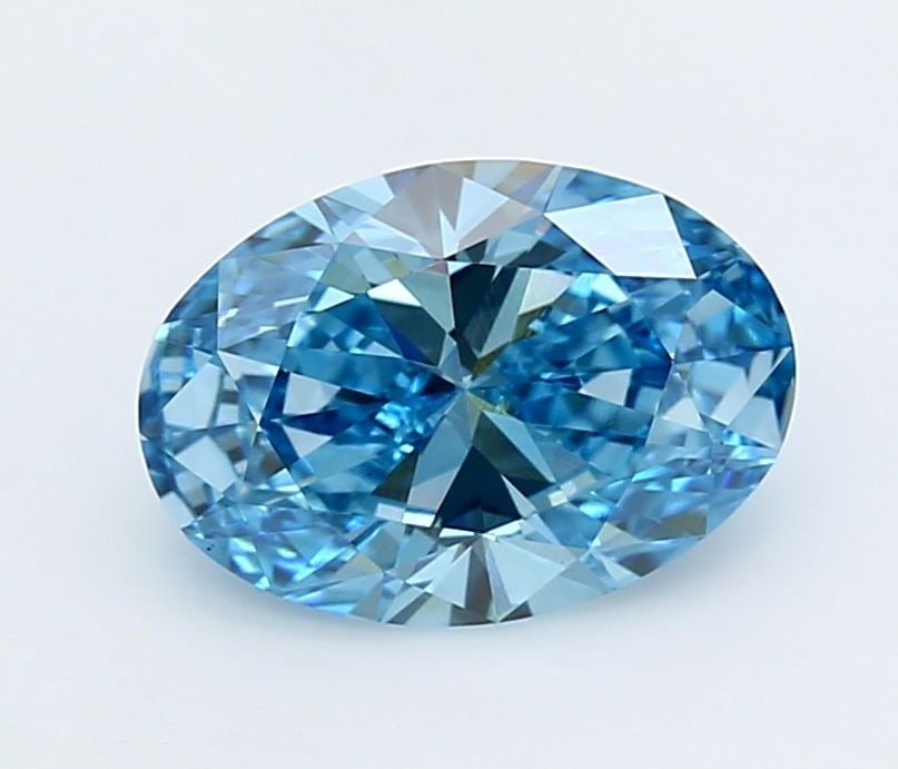 Loose Diamond - OVAL 2.51ct Fancy Vivid Blue VVS2: Loose Diamond - OVAL 2.51ct Fancy Vivid Blue VVS2 Source: This is a real non-mined Diamond that has been grown in a lab Shape: OVAL Carats: 2.51 Color: Fancy Vivid Blue Certification: IGI Video: