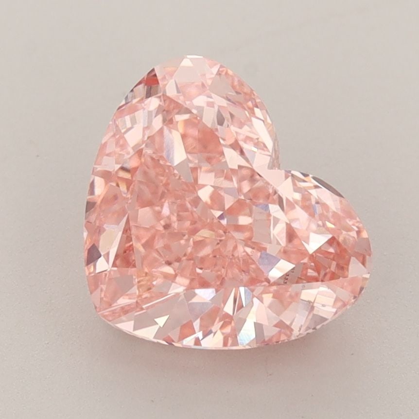 Loose Diamond - HEART 2.64ct Fancy Vivid Pink VVS2: Loose Diamond - HEART 2.64ct Fancy Vivid Pink VVS2 Source: This is a real non-mined Diamond that has been grown in a lab Shape: HEART Carats: 2.64 Color: Fancy Vivid Pink Certification: IGI Video: