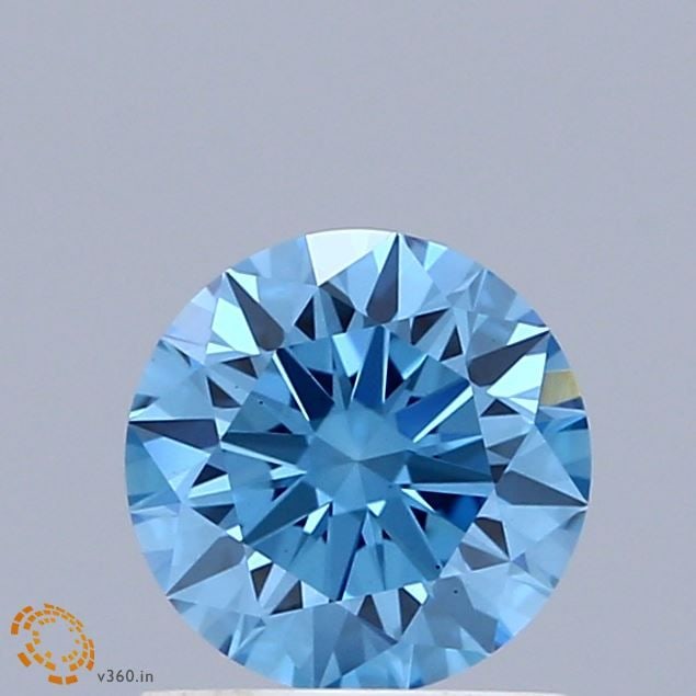 Ideal Loose Diamond - ROUND 1.01ct Fancy Vivid Blue VS1: Ideal Loose Diamond - ROUND 1.01ct Fancy Vivid Blue VS1 Source: This is a real non-mined Diamond that has been grown in a lab Shape: ROUND Carats: 1.01 Color: Fancy Vivid Blue Certification: IGI Video