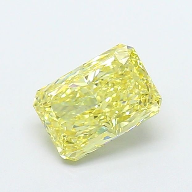 Loose Diamond - RADIANT 1.07ct Fancy Vivid Yellow VVS2: Loose Diamond - RADIANT 1.07ct Fancy Vivid Yellow VVS2 Source: This is a real non-mined Diamond that has been grown in a lab Shape: RADIANT Carats: 1.07 Color: Fancy Vivid Yellow Certification: IGI Vi