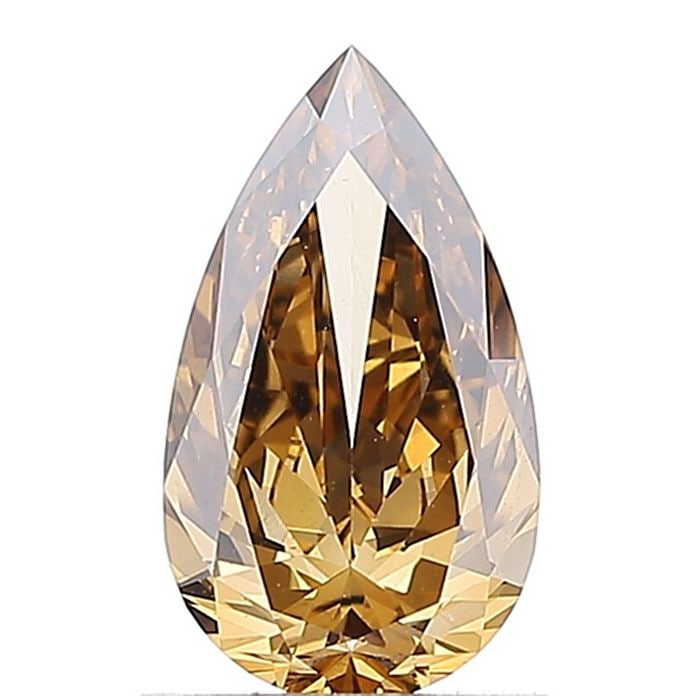 Loose Diamond - PEAR 1.02ct Fancy Brown VS1: Loose Diamond - PEAR 1.02ct Fancy Brown VS1 Source: This is a real non-mined Diamond that has been grown in a lab Shape: PEAR Carats: 1.02 Color: Fancy Brown Certification: NONE Video: