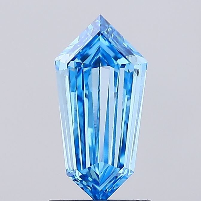 Loose Diamond - HEXAGONAL 1.01ct Fancy Vivid Blue VVS2: Loose Diamond - HEXAGONAL 1.01ct Fancy Vivid Blue VVS2 Source: This is a real non-mined Diamond that has been grown in a lab Shape: HEXAGONAL Carats: 1.01 Color: Fancy Vivid Blue Certification: IGI Vi