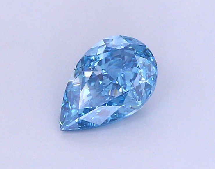 Loose Diamond - PEAR 1.81ct Fancy Vivid Blue VS1: Loose Diamond - PEAR 1.81ct Fancy Vivid Blue VS1 Source: This is a real non-mined Diamond that has been grown in a lab Shape: PEAR Carats: 1.81 Color: Fancy Vivid Blue Certification: IGI Video: