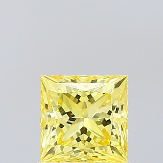 Loose Diamond - PRINCESS 1.0ct Fancy Vivid Yellow VVS2: Loose Diamond - PRINCESS 1.0ct Fancy Vivid Yellow VVS2 Source: This is a real non-mined Diamond that has been grown in a lab Shape: PRINCESS Carats: 1.0 Color: Fancy Vivid Yellow Certification: IGI Vi
