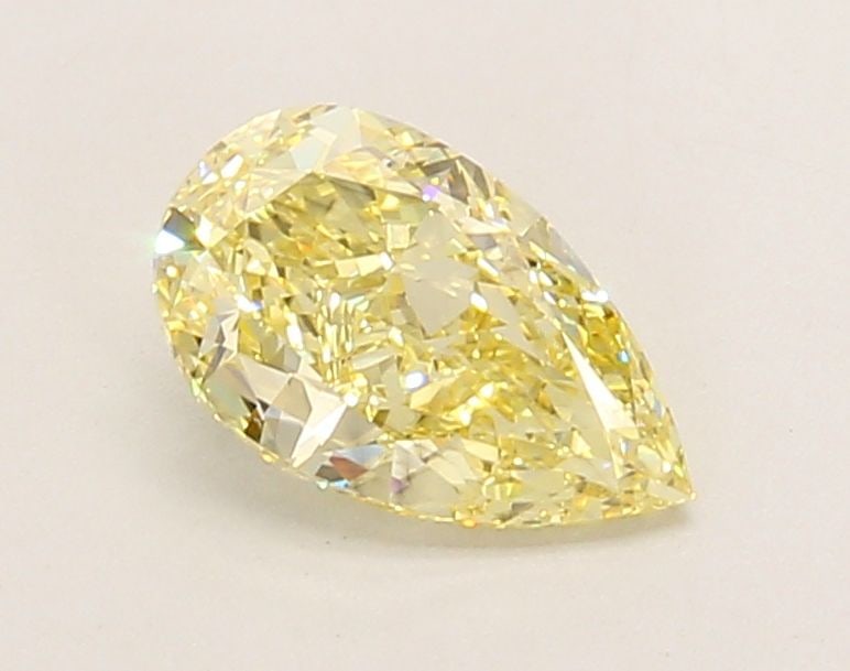 Loose Diamond - PEAR 1.08ct Fancy Yellow VS1: Loose Diamond - PEAR 1.08ct Fancy Yellow VS1 Source: This is a real non-mined Diamond that has been grown in a lab Shape: PEAR Carats: 1.08 Color: Fancy Yellow Certification: IGI Video: