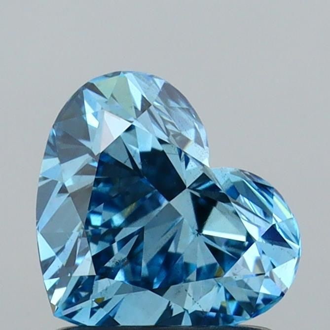 Loose Diamond - HEART 1.15ct Fancy Vivid Blue VS2: Loose Diamond - HEART 1.15ct Fancy Vivid Blue VS2 Source: This is a real non-mined Diamond that has been grown in a lab Shape: HEART Carats: 1.15 Color: Fancy Vivid Blue Certification: IGI Video: