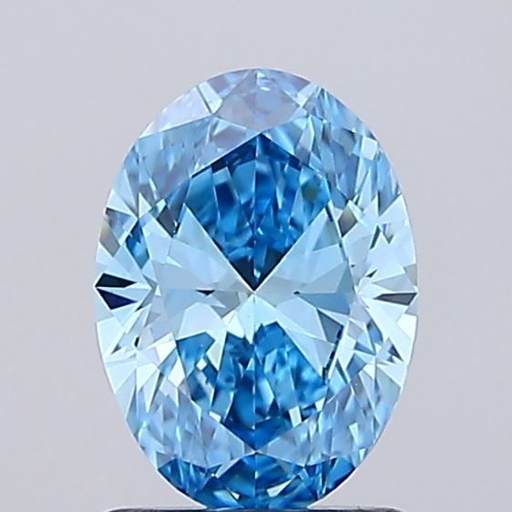 Loose Diamond - OVAL 1.14ct Fancy Vivid Blue VVS2: Loose Diamond - OVAL 1.14ct Fancy Vivid Blue VVS2 Source: This is a real non-mined Diamond that has been grown in a lab Shape: OVAL Carats: 1.14 Color: Fancy Vivid Blue Certification: IGI Video: