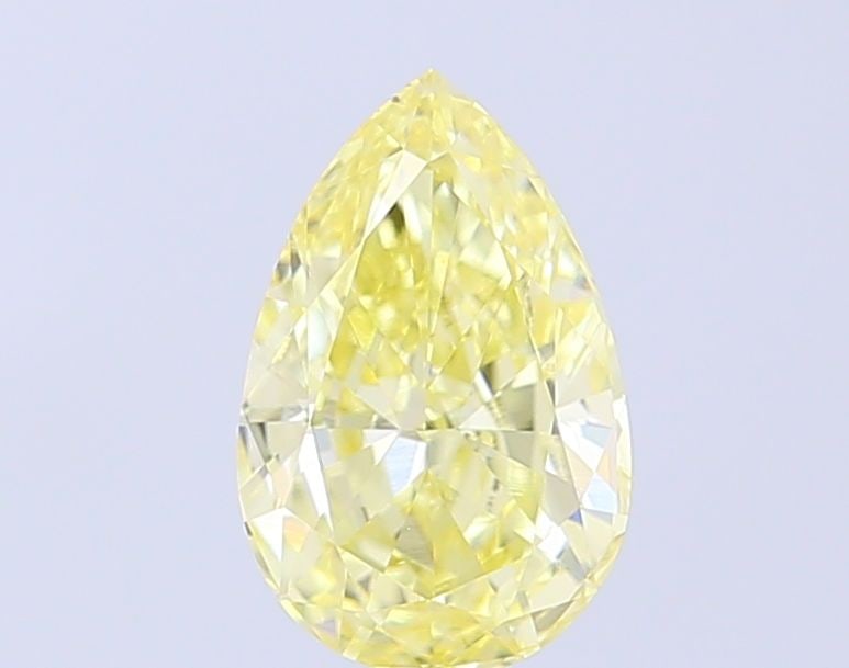 Loose Diamond - PEAR 1.02ct Fancy Yellow VS1: Loose Diamond - PEAR 1.02ct Fancy Yellow VS1 Source: This is a real non-mined Diamond that has been grown in a lab Shape: PEAR Carats: 1.02 Color: Fancy Yellow Certification: IGI Video: