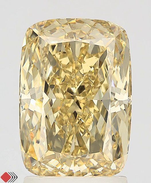Loose Diamond - CUSHION MODIFIED 3.03ct Fancy Intense Yellow VVS2: Loose Diamond - CUSHION MODIFIED 3.03ct Fancy Intense Yellow VVS2 Source: This is a real non-mined Diamond that has been grown in a lab Shape: CUSHION MODIFIED Carats: 3.03 Color: Fancy Intense Yellow