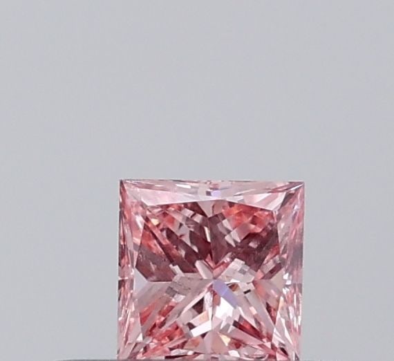 Loose Diamond - PRINCESS 0.23ct Fancy Vivid Pink SI1: Loose Diamond - PRINCESS 0.23ct Fancy Vivid Pink SI1 Source: This is a real non-mined Diamond that has been grown in a lab Shape: PRINCESS Carats: 0.23 Color: Fancy Vivid Pink Certification: IGI Video
