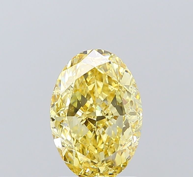 Loose Diamond - OVAL 2.07ct Fancy Intense Yellow VS2: Loose Diamond - OVAL 2.07ct Fancy Intense Yellow VS2 Source: This is a real non-mined Diamond that has been grown in a lab Shape: OVAL Carats: 2.07 Color: Fancy Intense Yellow Certification: IGI Video