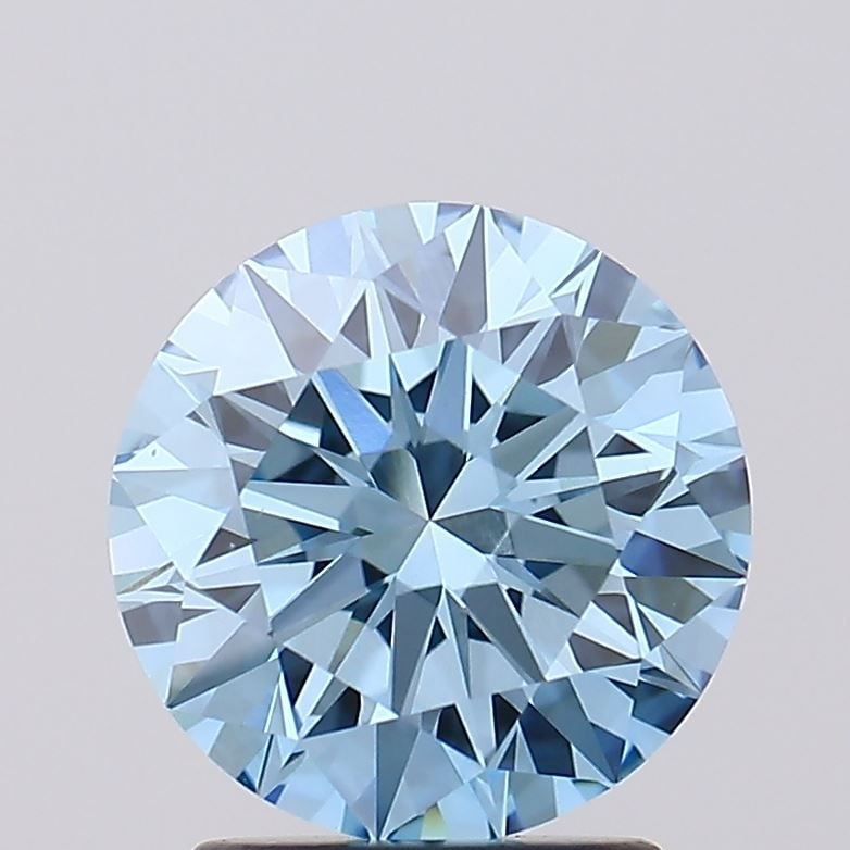 Ideal Loose Diamond - ROUND 2.04ct Fancy Vivid Blue VS1: Ideal Loose Diamond - ROUND 2.04ct Fancy Vivid Blue VS1 Source: This is a real non-mined Diamond that has been grown in a lab Shape: ROUND Carats: 2.04 Color: Fancy Vivid Blue Certification: IGI Video