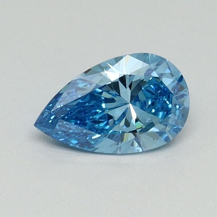 Loose Diamond - PEAR 0.44ct Fancy Blue VS2: Loose Diamond - PEAR 0.44ct Fancy Blue VS2 Source: This is a real non-mined Diamond that has been grown in a lab Shape: PEAR Carats: 0.44 Color: Fancy Blue Certification: NONE Video: