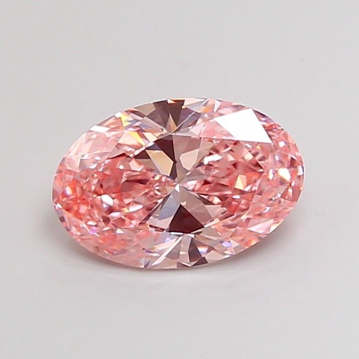 Loose Diamond - OVAL 2.0ct Fancy Vivid Pink VVS2: Loose Diamond - OVAL 2.0ct Fancy Vivid Pink VVS2 Source: This is a real non-mined Diamond that has been grown in a lab Shape: OVAL Carats: 2.0 Color: Fancy Vivid Pink Certification: IGI Video: