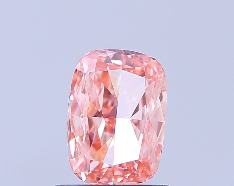 Loose Diamond - CUSHION MODIFIED 1.01ct Fancy Vivid Pink VS1: Loose Diamond - CUSHION MODIFIED 1.01ct Fancy Vivid Pink VS1 Source: This is a real non-mined Diamond that has been grown in a lab Shape: CUSHION MODIFIED Carats: 1.01 Color: Fancy Vivid Pink Certific