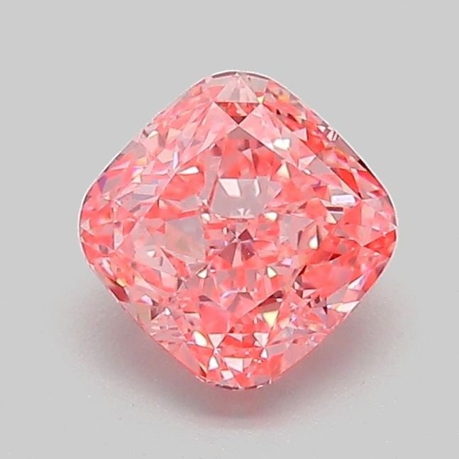 Loose Diamond - CUSHION MODIFIED 1.03ct Fancy Vivid Pink VS1: Loose Diamond - CUSHION MODIFIED 1.03ct Fancy Vivid Pink VS1 Source: This is a real non-mined Diamond that has been grown in a lab Shape: CUSHION MODIFIED Carats: 1.03 Color: Fancy Vivid Pink Certific