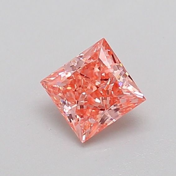 Loose Diamond - PRINCESS 0.43ct Fancy Vivid Pink VS1: Loose Diamond - PRINCESS 0.43ct Fancy Vivid Pink VS1 Source: This is a real non-mined Diamond that has been grown in a lab Shape: PRINCESS Carats: 0.43 Color: Fancy Vivid Pink Certification: IGI Video