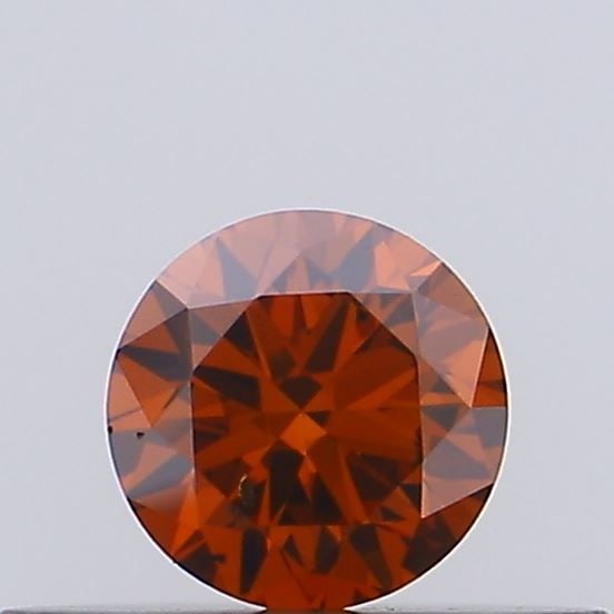 Loose Diamond - ROUND 0.18ct Fancy Deep Orange SI1: Loose Diamond - ROUND 0.18ct Fancy Deep Orange SI1 Source: This is a real non-mined Diamond that has been grown in a lab Shape: ROUND Carats: 0.18 Color: Fancy Deep Orange Certification: IGI Video: