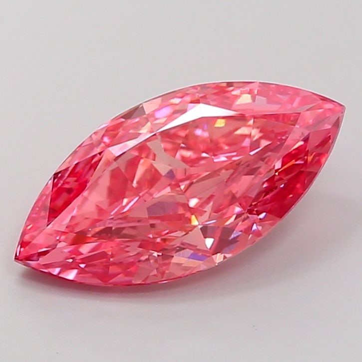 Loose Diamond - MARQUISE 3.2ct Fancy Vivid Pink VS1: Loose Diamond - MARQUISE 3.2ct Fancy Vivid Pink VS1 Source: This is a real non-mined Diamond that has been grown in a lab Shape: MARQUISE Carats: 3.2 Color: Fancy Vivid Pink Certification: IGI Video: