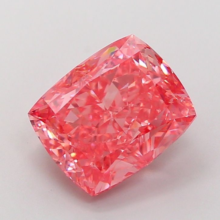 Loose Diamond - CUSHION MODIFIED 4.47ct Fancy Vivid Pink VS2: Loose Diamond - CUSHION MODIFIED 4.47ct Fancy Vivid Pink VS2 Source: This is a real non-mined Diamond that has been grown in a lab Shape: CUSHION MODIFIED Carats: 4.47 Color: Fancy Vivid Pink Certific