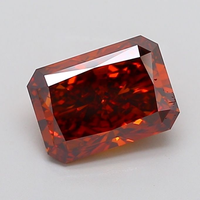 Loose Diamond - RADIANT 3.58ct Fancy Deep Brownish Orange VS2: Loose Diamond - RADIANT 3.58ct Fancy Deep Brownish Orange VS2 Source: This is a real non-mined Diamond that has been grown in a lab Shape: RADIANT Carats: 3.58 Color: Fancy Deep Brownish Orange Certif