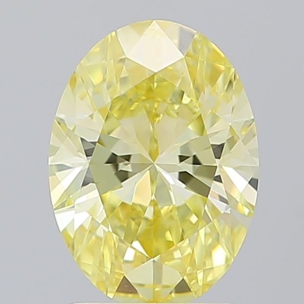 Loose Diamond - OVAL 1.51ct Fancy Vivid Yellow VVS1: Loose Diamond - OVAL 1.51ct Fancy Vivid Yellow VVS1 Source: This is a real non-mined Diamond that has been grown in a lab Shape: OVAL Carats: 1.51 Color: Fancy Vivid Yellow Certification: IGI Video: