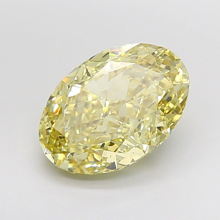 Loose Diamond - OVAL 5.0ct Fancy Intense Yellow VS2: Loose Diamond - OVAL 5.0ct Fancy Intense Yellow VS2 Source: This is a real non-mined Diamond that has been grown in a lab Shape: OVAL Carats: 5.0 Color: Fancy Intense Yellow Certification: IGI Video: