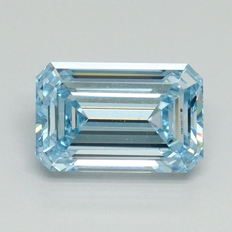 Loose Diamond - EMERALD 1.08ct Fancy Intense Blue VS1: Loose Diamond - EMERALD 1.08ct Fancy Intense Blue VS1 Source: This is a real non-mined Diamond that has been grown in a lab Shape: EMERALD Carats: 1.08 Color: Fancy Intense Blue Certification: IGI Vid