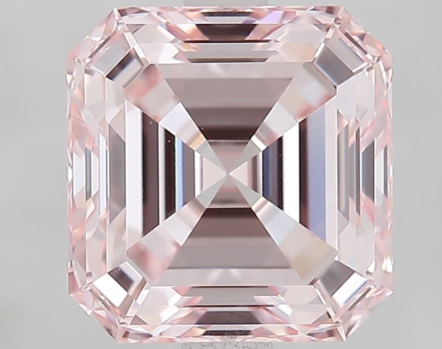 Loose Diamond - ASSCHER 3.1ct Fancy Intense Pink VVS2: Loose Diamond - ASSCHER 3.1ct Fancy Intense Pink VVS2 Source: This is a real non-mined Diamond that has been grown in a lab Shape: ASSCHER Carats: 3.1 Color: Fancy Intense Pink Certification: IGI Vide