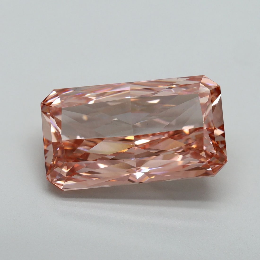Loose Diamond - RADIANT 11.07ct Fancy Vivid Pink VS1: Loose Diamond - RADIANT 11.07ct Fancy Vivid Pink VS1 Source: This is a real non-mined Diamond that has been grown in a lab Shape: RADIANT Carats: 11.07 Color: Fancy Vivid Pink Certification: IGI Video