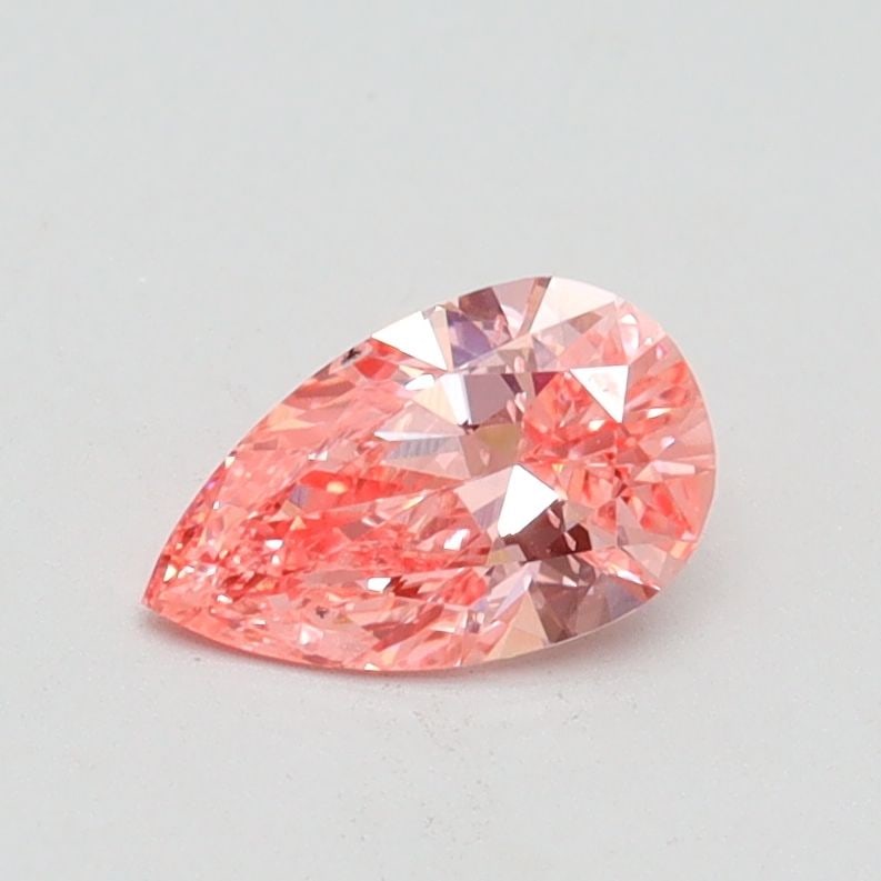 Loose Diamond - PEAR 0.5ct Fancy Vivid Pink SI1: Loose Diamond - PEAR 0.5ct Fancy Vivid Pink SI1 Source: This is a real non-mined Diamond that has been grown in a lab Shape: PEAR Carats: 0.5 Color: Fancy Vivid Pink Certification: IGI Video: