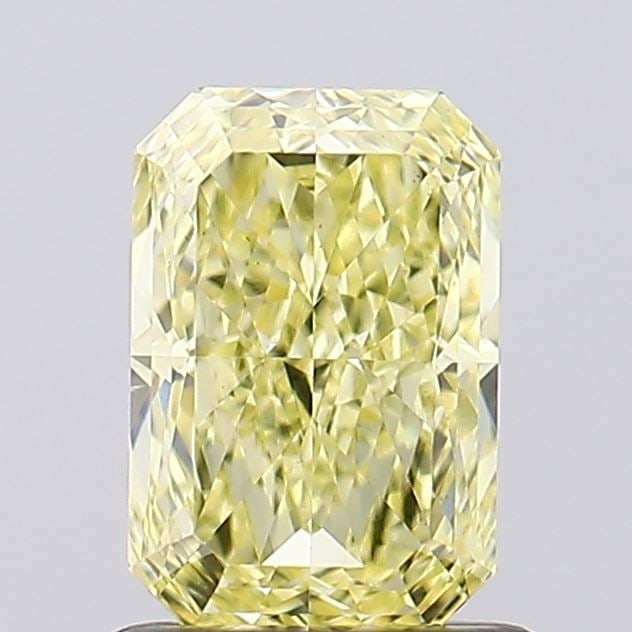 Loose Diamond - RADIANT 1.02ct Fancy Intense Yellow VS2: Loose Diamond - RADIANT 1.02ct Fancy Intense Yellow VS2 Source: This is a real non-mined Diamond that has been grown in a lab Shape: RADIANT Carats: 1.02 Color: Fancy Intense Yellow Certification: IGI