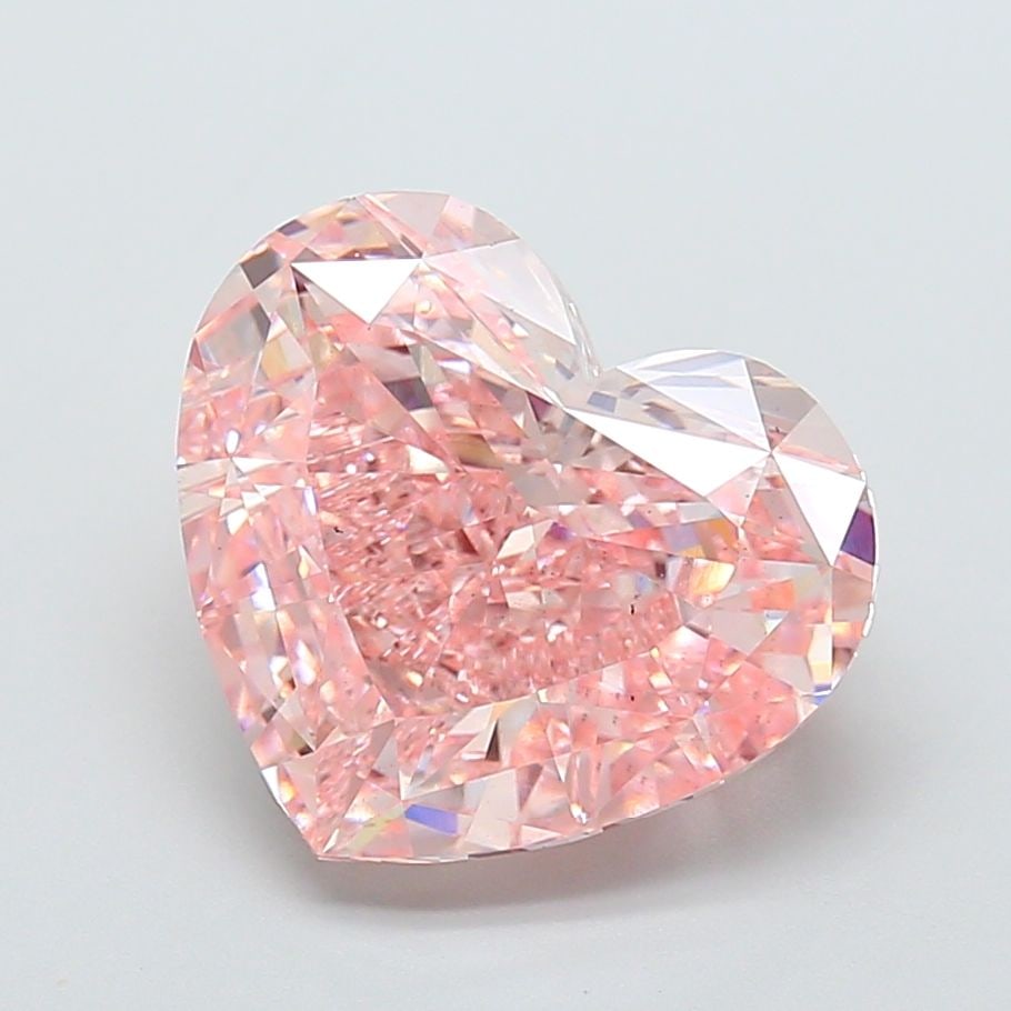 Loose Diamond - HEART 10.0ct Fancy Intense Pink VS2: Loose Diamond - HEART 10.0ct Fancy Intense Pink VS2 Source: This is a real non-mined Diamond that has been grown in a lab Shape: HEART Carats: 10.0 Color: Fancy Intense Pink Certification: IGI Video: