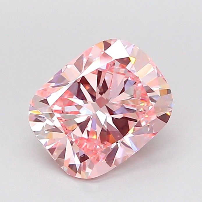 Loose Diamond - CUSHION MODIFIED 1.99ct Fancy Intense Pink VS2: Loose Diamond - CUSHION MODIFIED 1.99ct Fancy Intense Pink VS2 Source: This is a real non-mined Diamond that has been grown in a lab Shape: CUSHION MODIFIED Carats: 1.99 Color: Fancy Intense Pink Cert